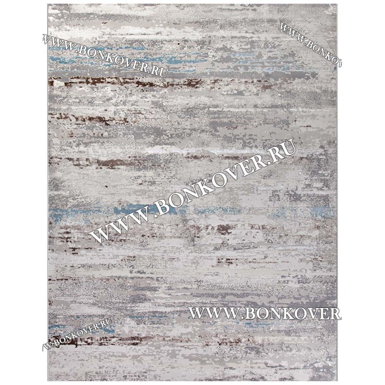 Ковер Турция Современный Дизайн 24 Серый с Голубым